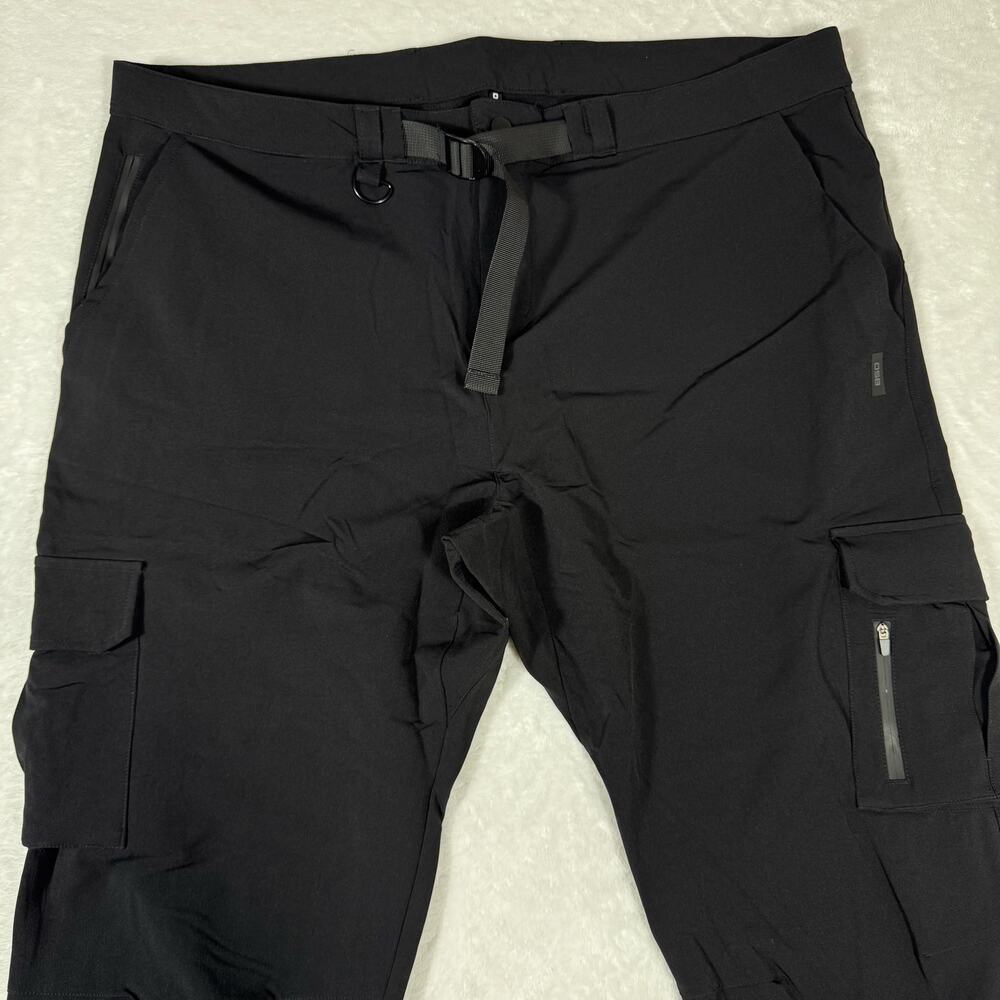 OBS Tactical Cargo Pants Men's 3XL Black Utility Stretch Hiking Outerwear Belted - Picture 3 of 11